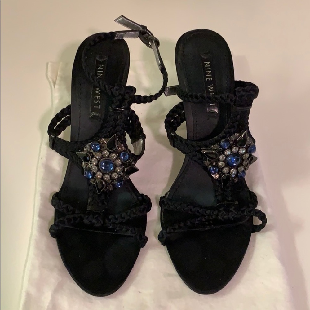 Nine West Navy Blue Heels
